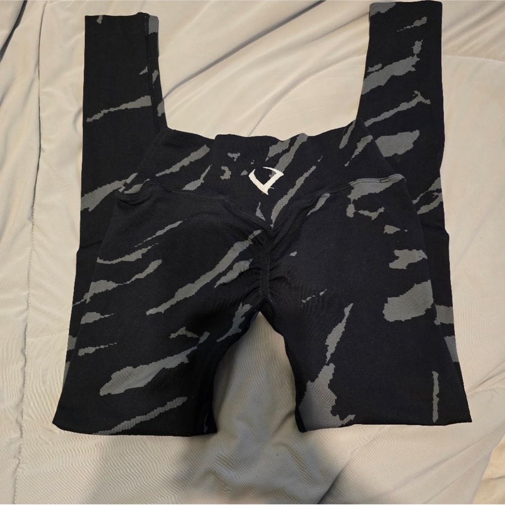 Violate the Dress Code black and grey leggings